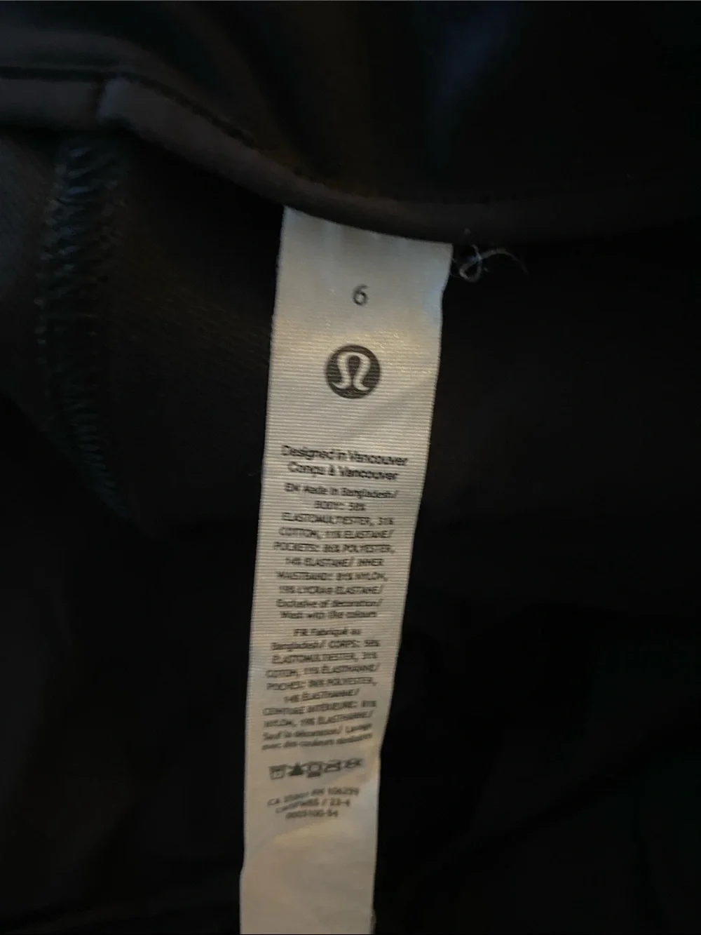 lululemon athletica Black Straight-Leg Dress Pants